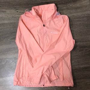 Women’s Coral Pink Raincoat